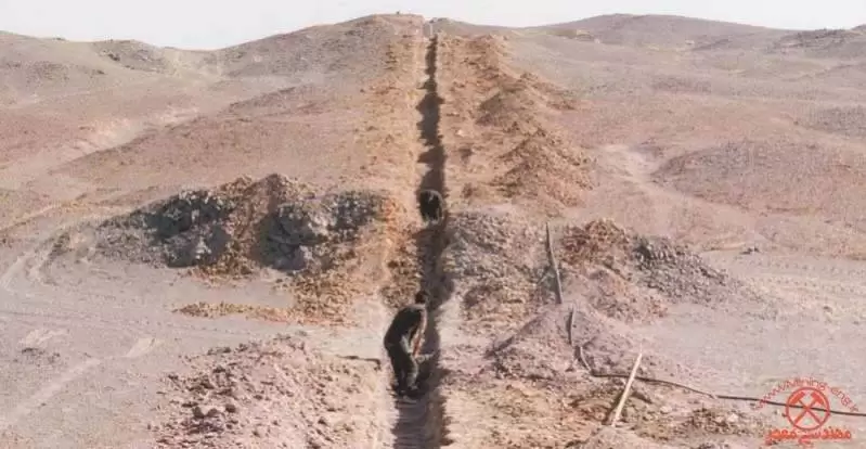 Trench in the mine 02