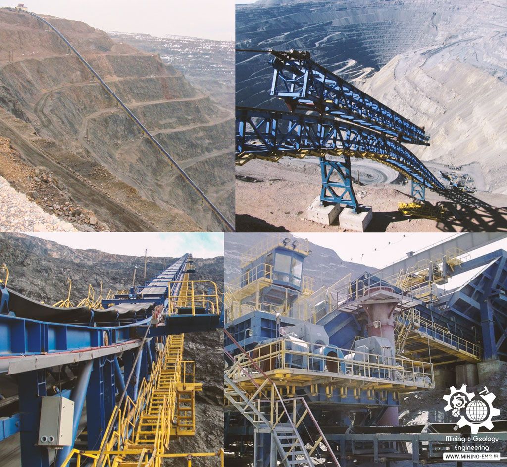نوارنقاله در معدن - Belt Conveyor